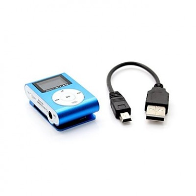 8G Mp3 Mini Lettore Clip USB LCD Screen Rechargeable Radio Player