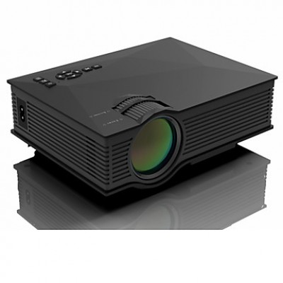  Newest Mini Led Projector Home Theater Portable Lcd Projector HD 1080p with Wifi 2.4G Wireless Screen Push UC46  