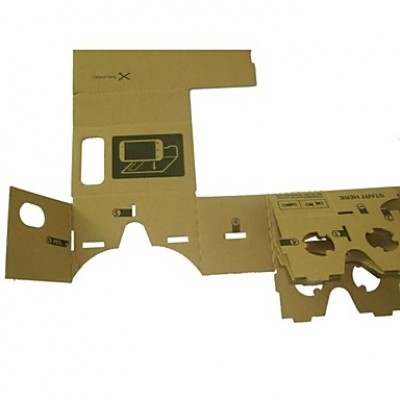 DIY Cardboard Virtual Reality 3D Glasses for iPhone 6 Plus / Samsung Galaxy Note 4 / Note 3/ LG G3 / Nokia / MOTO  
