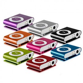1-8GB Support Micro SD TF Fashion Mini Clip Metal USB MP3 Music Media Player