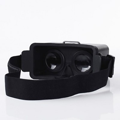 For iPhone 5 5s 5c Cardboard Head Mount Plastic Virtual Reality 3D Video Glasses  