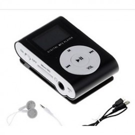 8G Mp3 Mini Lettore Clip USB LCD Screen Rechargeable Radio Player